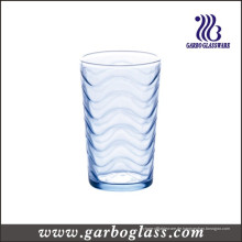 Blaue wellenförmige Glasschale (GB02B6808B)
